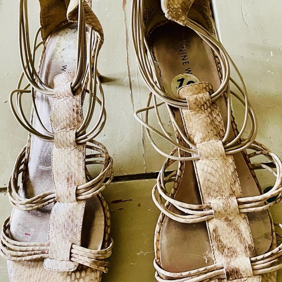 Spring has Sprung.  Bring it in, in  these Snake Skin Sandals! - Picture 3 of 3